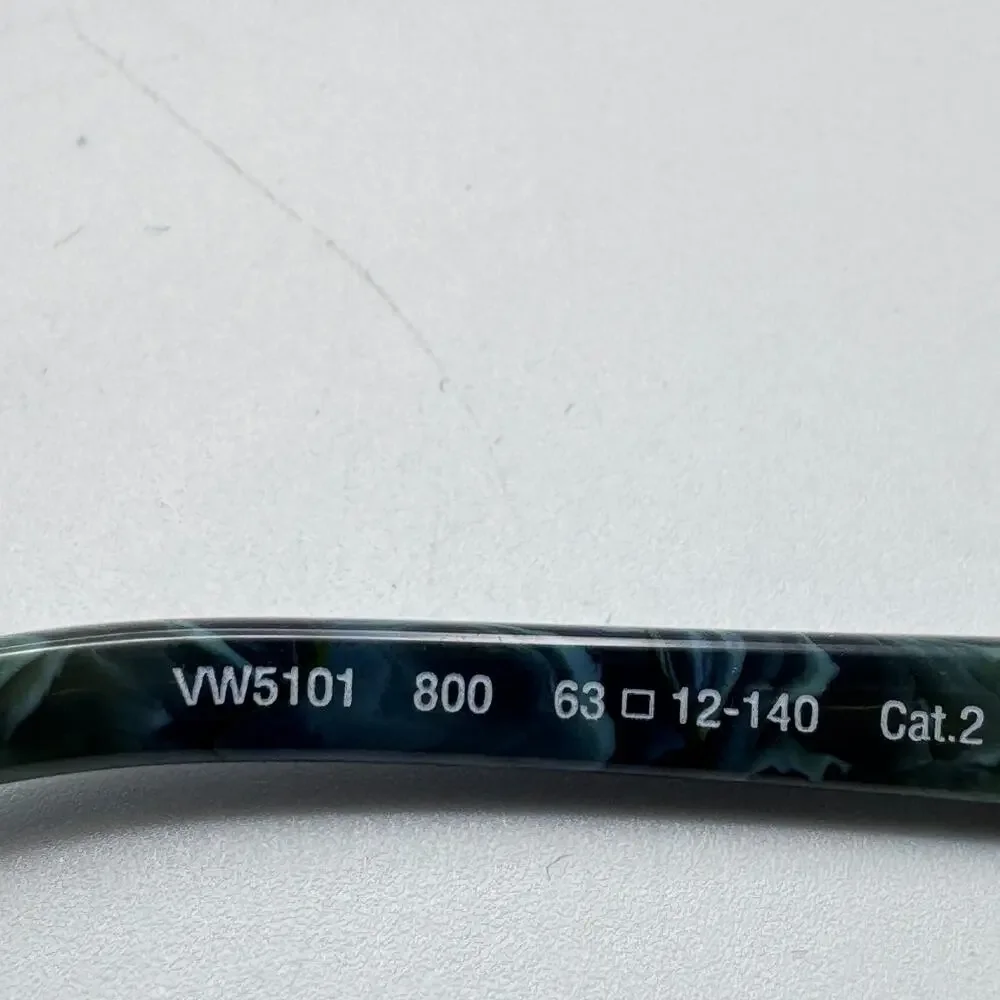 Vivienne Westwood Sunglasses Keith VW5101 800 Silver Aviator Gradient Lens 63mm